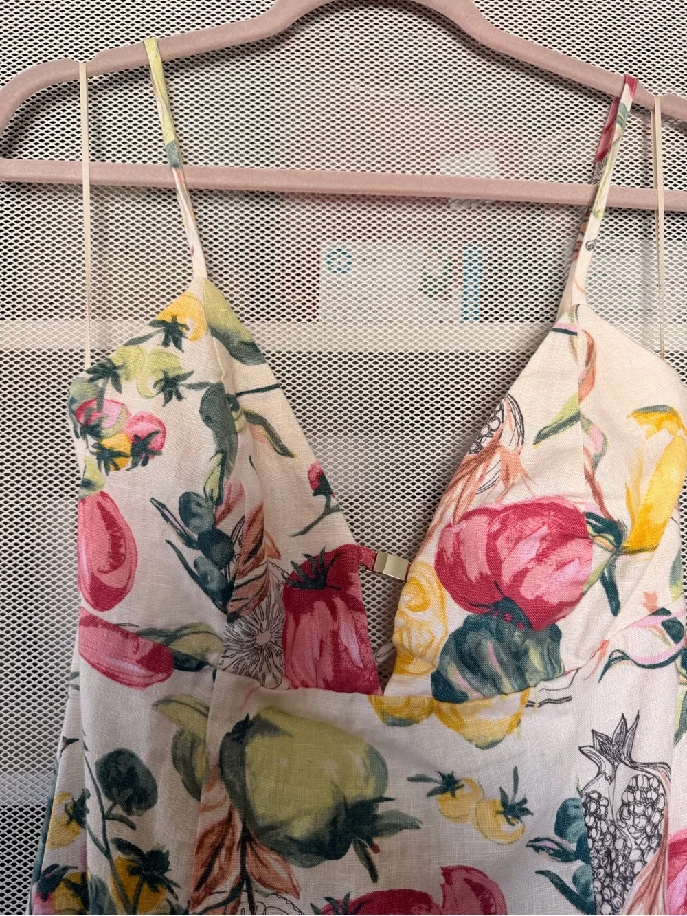 Abercrombie & Fitch Floral Maxi Dress — Pink, Yellow, Green